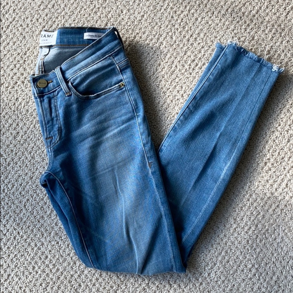 Frame Le Skinny de Jeanne Crop
